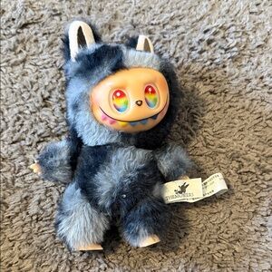Plush Monster Toy - Gray Furry